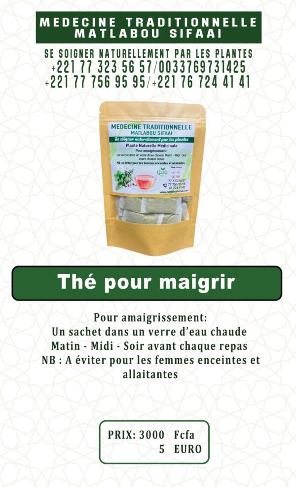 Thé pour maigrir